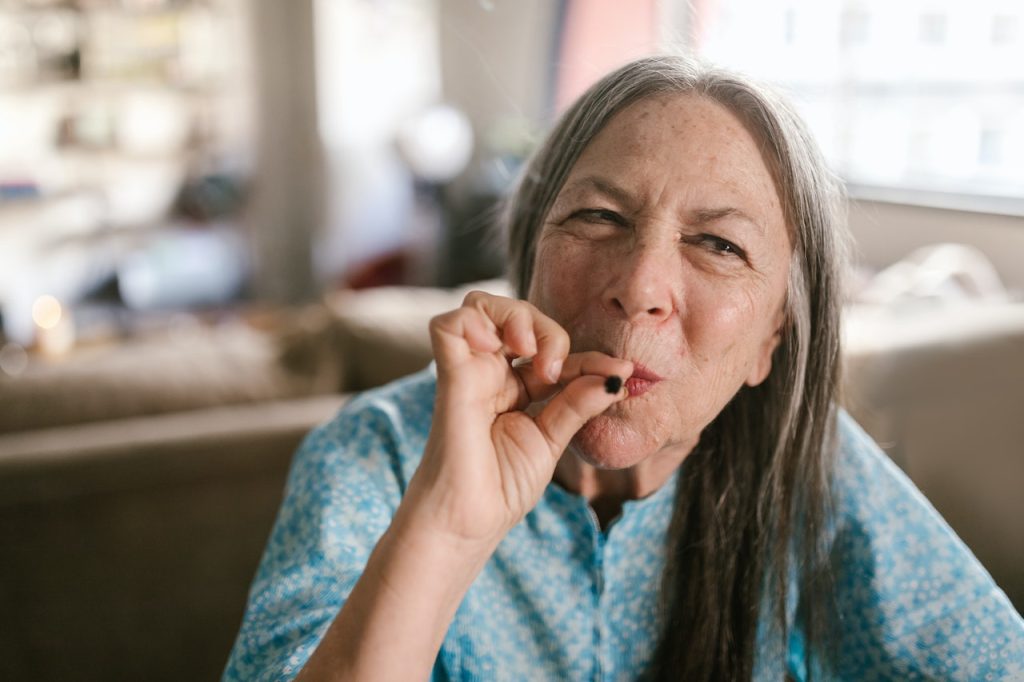Cancer patient using medical marijuana